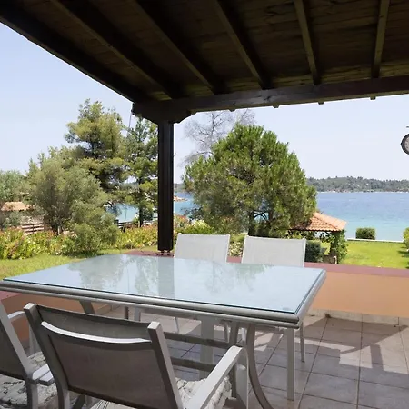 Egeo - Beachfront Paradise, Private Beach, Starlink, Bbq Villa Vourvourou
