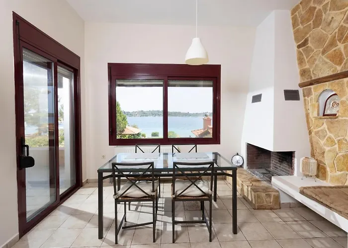 Egeo - Beachfront Paradise, Private Beach, Starlink, Bbq Villa Vourvourou