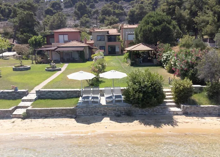 Villa Egeo - Beachfront Paradise, Private Beach, Starlink, Bbq Vourvourou