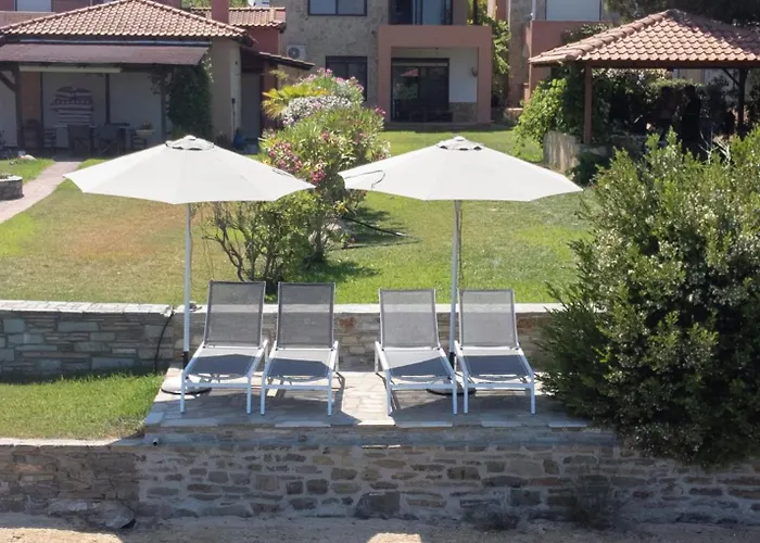 Egeo - Beachfront Paradise, Private Beach, Starlink, Bbq Villa