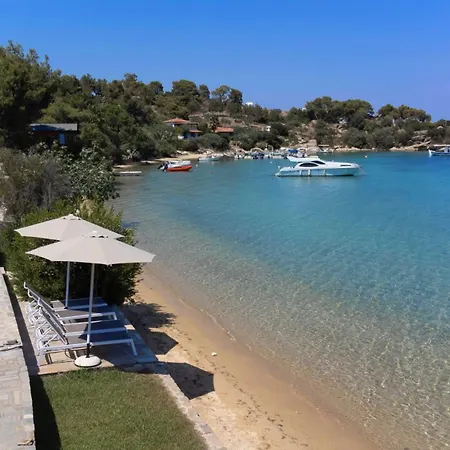 Egeo - Beachfront Paradise, Private Beach, Starlink, Bbq Vourvourou