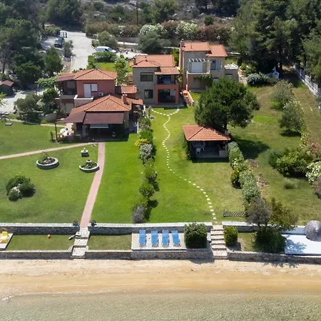 Villa Egeo - Beachfront Paradise, Private Beach, Starlink, Bbq Vourvourou