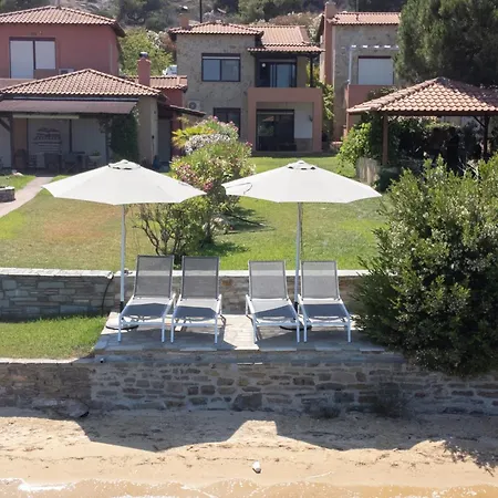 Egeo - Beachfront Paradise, Private Beach, Starlink, Bbq فيلة